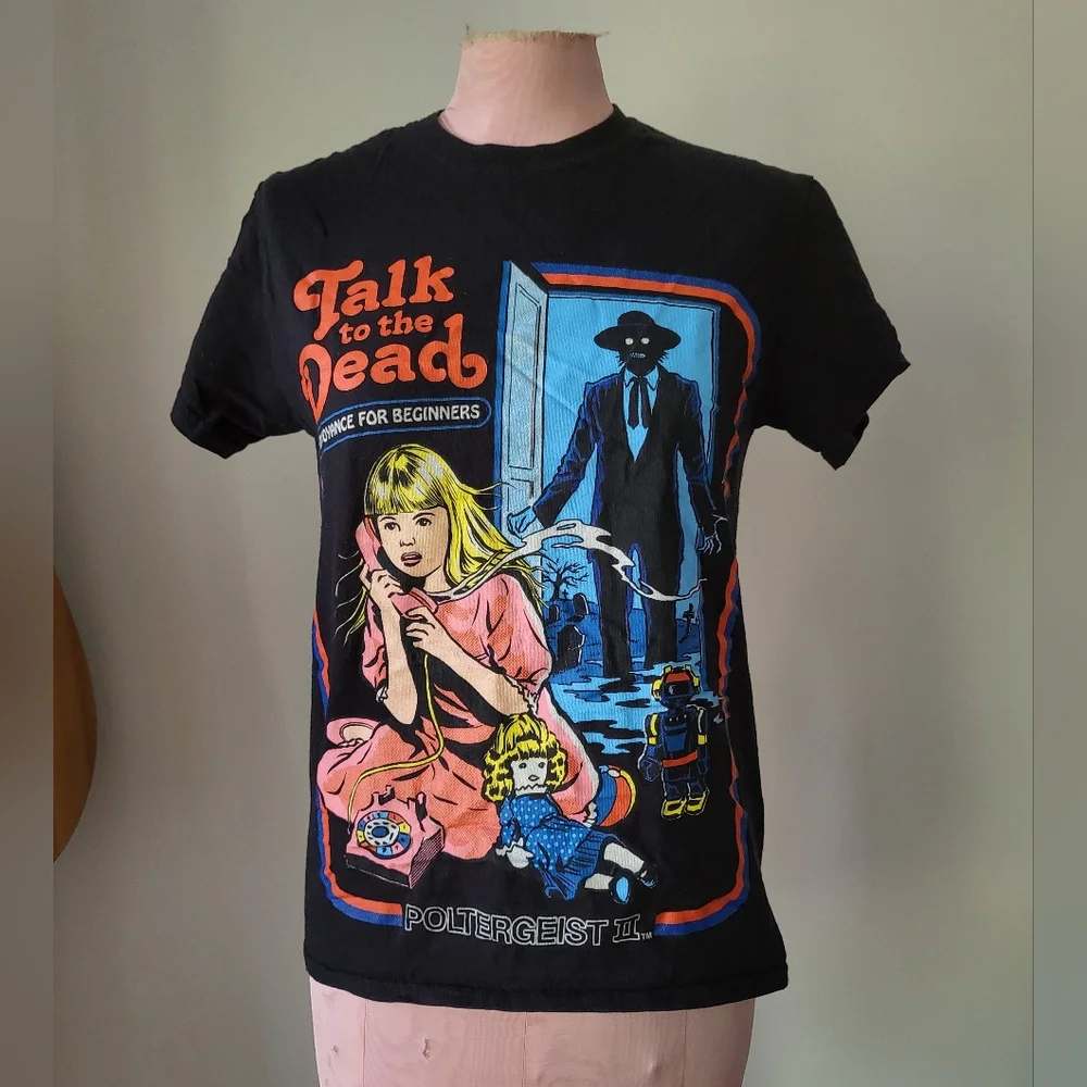 Poltergeist II TALK TO THE DEAD T-Shirt S Goodie Two Sleeves - Picture 1 of 5